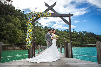 Bungaraya Island Resort Wedding Celebration