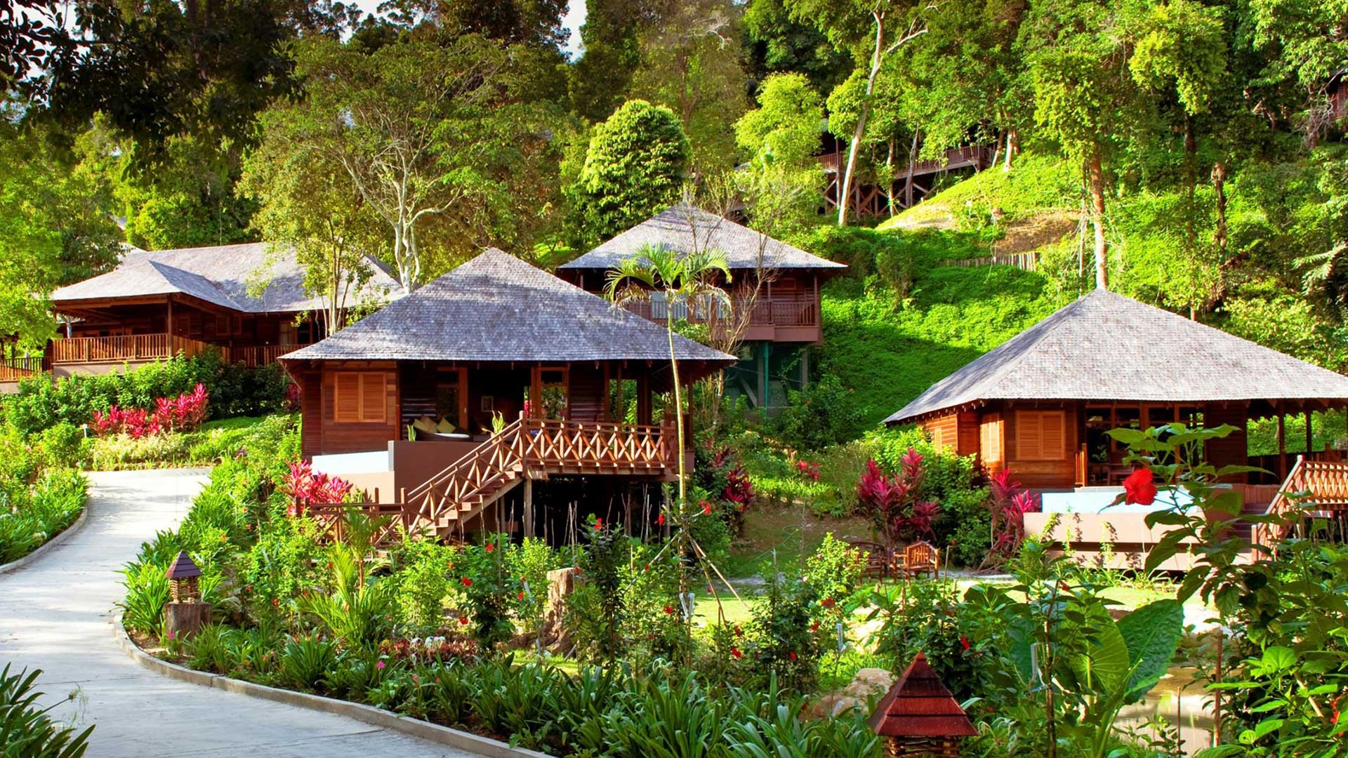 Bungaraya Island Resort villas